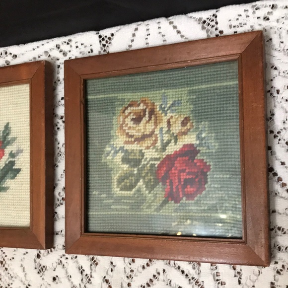 Tapestry Art 3 Pictures Hand Embroidery - Picture 4 of 6